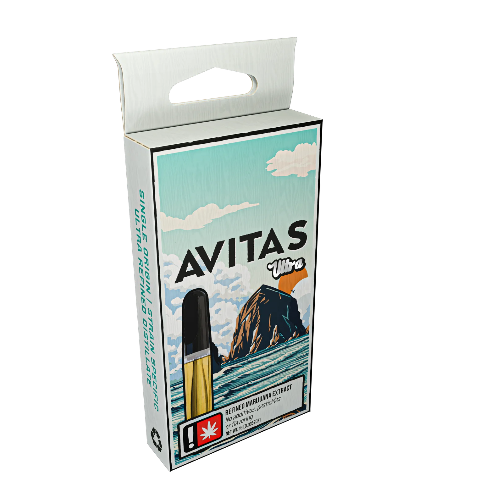 AVITAS Ultra vape box: ocean landscape tier