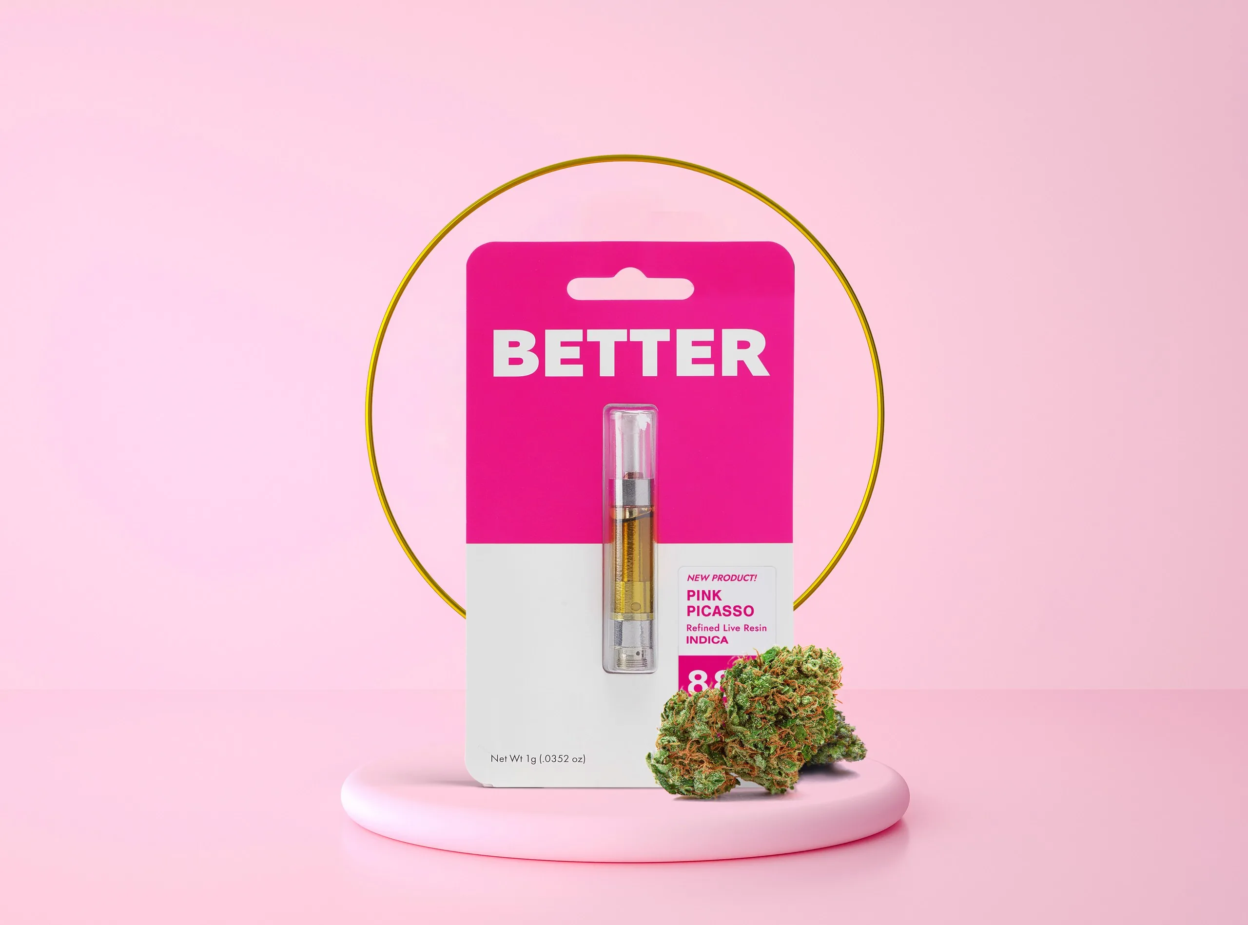 BETTER — Packaging · Cartridges & Gummies