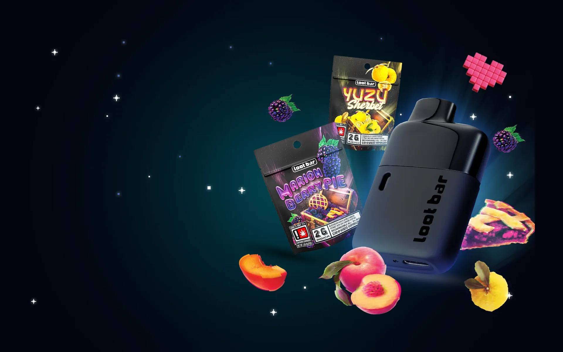Lootbar — Packaging · Disposable Vapes & Key Art