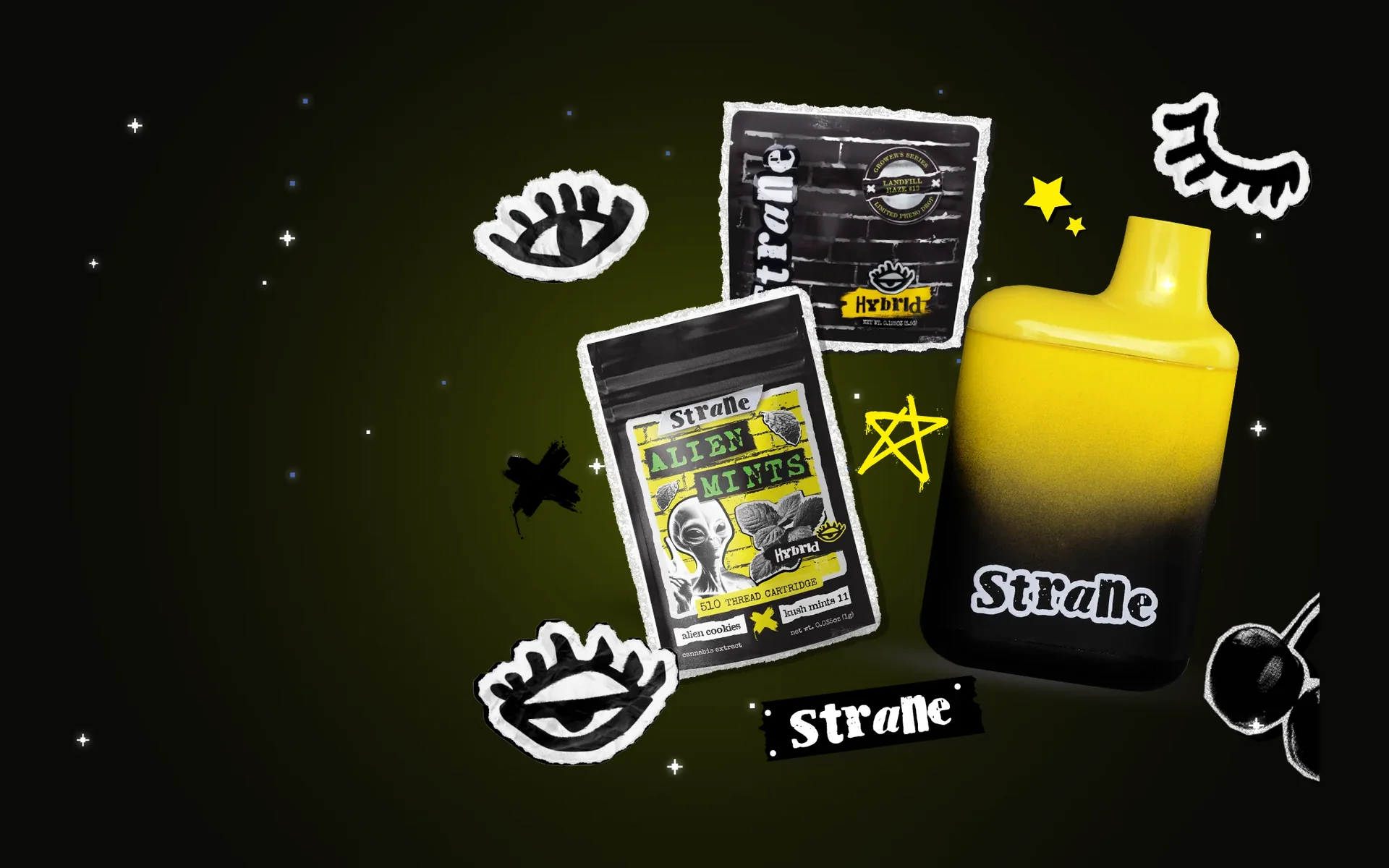 Strane — Branding · Disposable Vapes & Cartridges