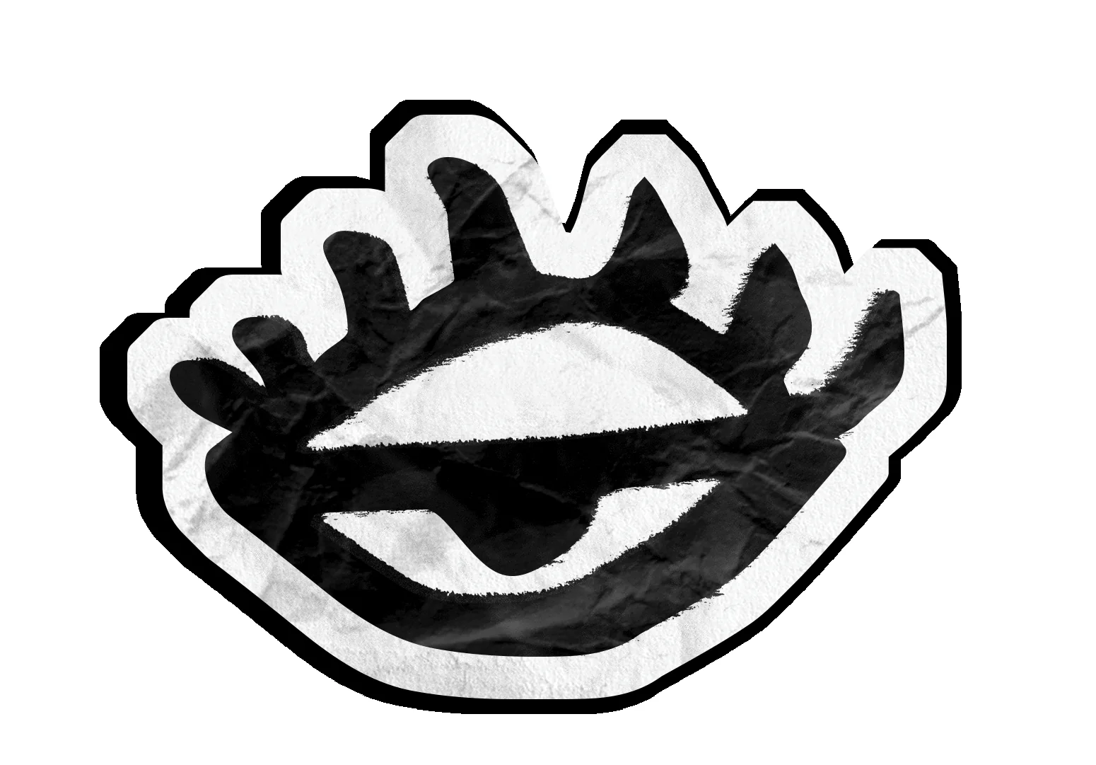 Hybrid eyecon: half open
